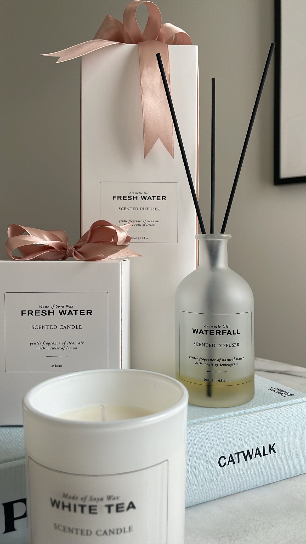 Duftpinde, Fresh Water - 200 ml.